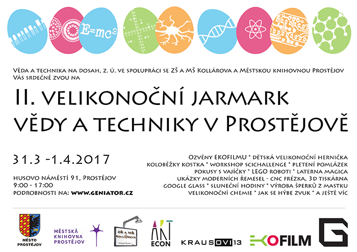 Velikonoční jarmark vědy a techniky v Prostějově